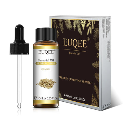 EUQEE-Huile essentielle naturelle pure, Lavande Jasmin Eucalyptus vanille parfum 10ml