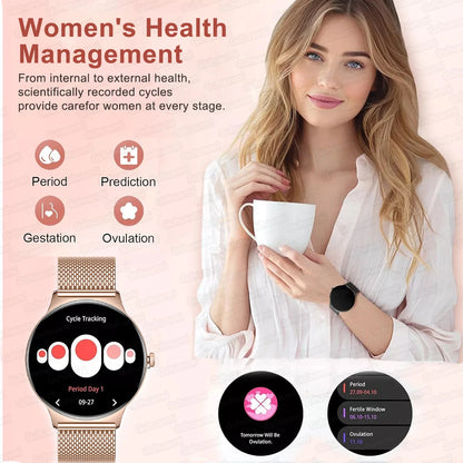 2025 nouvelle montre intelligente pour les femmes cadeau 1.43 pouces