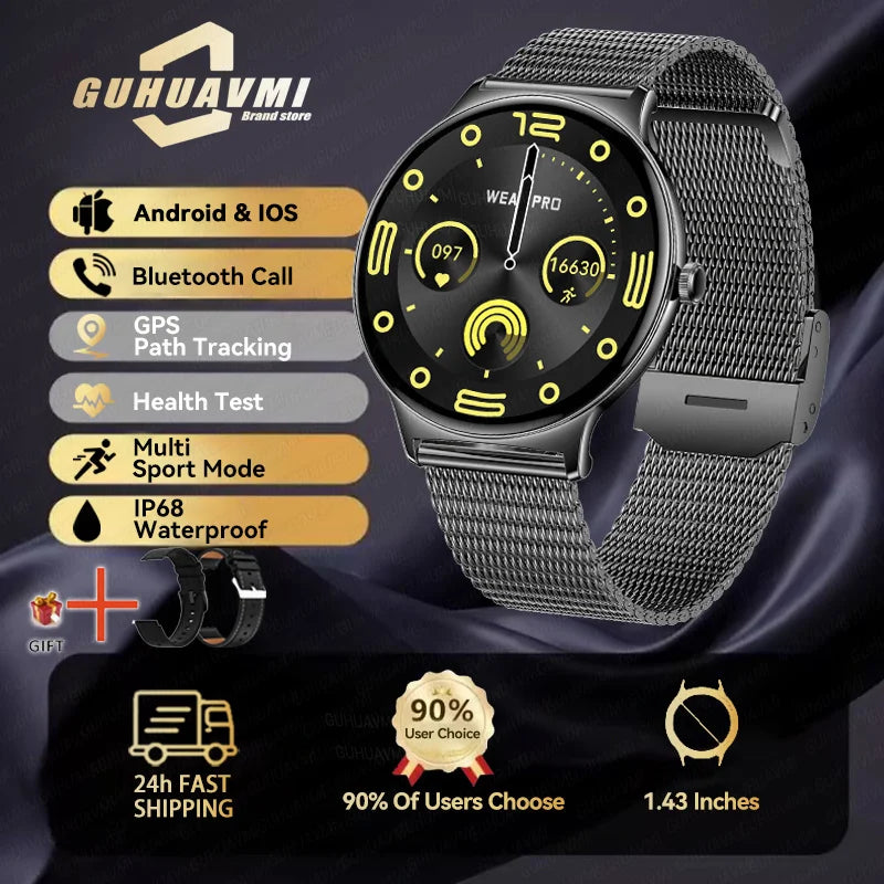 2025 nouvelle montre intelligente pour les femmes cadeau 1.43 pouces