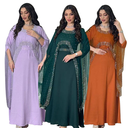 Dubaï marocain arabie saoudite luxe mode Abaya diamant