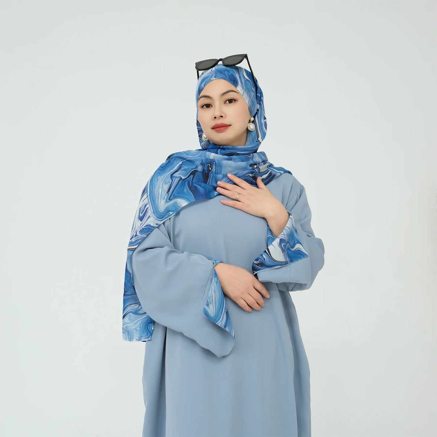 Robe modeste élégant dubaï Hijab Abaya 2025