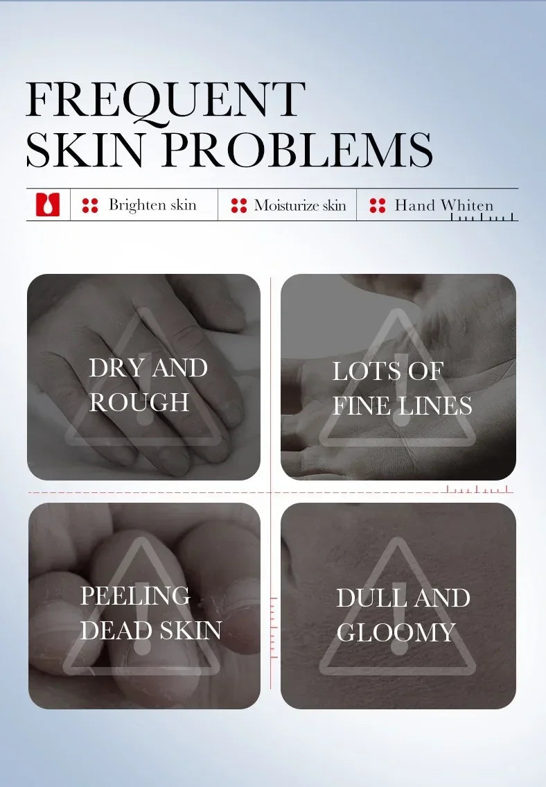 Crème pour les mains Anti-rides à l'acide kojique