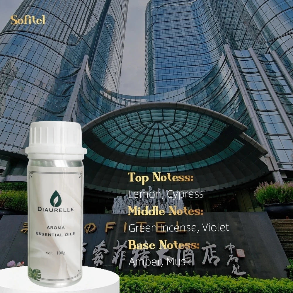 Hôtel Burj Al Arab 100ml pur plante Extrat chambre huile essentielle pour diffuseur