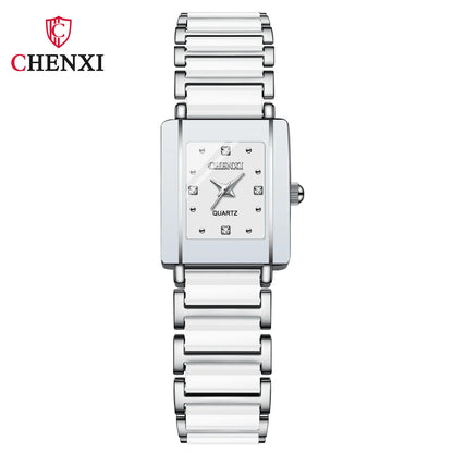 CHENXI 104A Top marque de luxe Couple montre hommes et femmes Imitation bracelet en céramique exquise Date montres relojes para damas