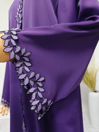 Abaya beige élégant de Dubaï pour femmes
