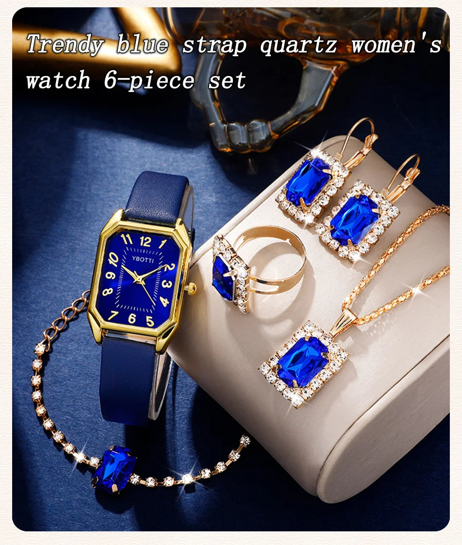 Mode de luxe Carré Femmes Montres Marque Dames Quartz Montre
