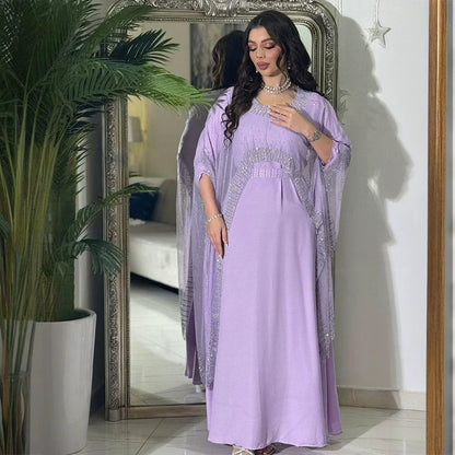 Dubaï marocain arabie saoudite luxe mode Abaya diamant