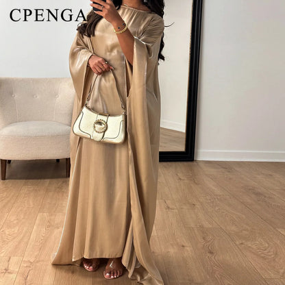 Nouvelle robe jalabiya de fête de Dubaï 2024, robe abaya