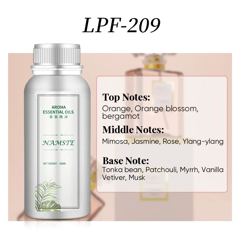 Namste huiles aromatiques 500ML plante Pure parfum de luxe arôme huiles essentielles