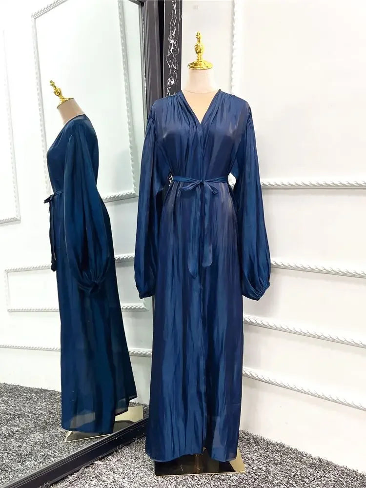 Abayas caftan pour femmes, robe longue kimono, cardigan, Dubaï, Turquie