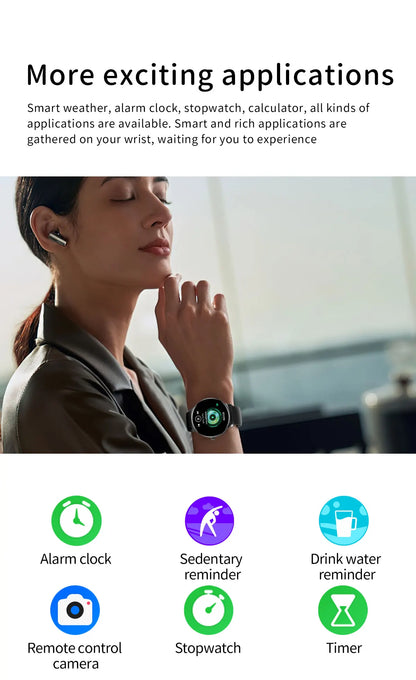 2025 nouvelle montre intelligente pour les femmes cadeau 1.43 pouces
