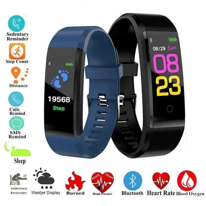 115plus Bluetooth 4.0 Bracelet de Sport Intelligent Smartwatch pour iOS Android Sport Fitness