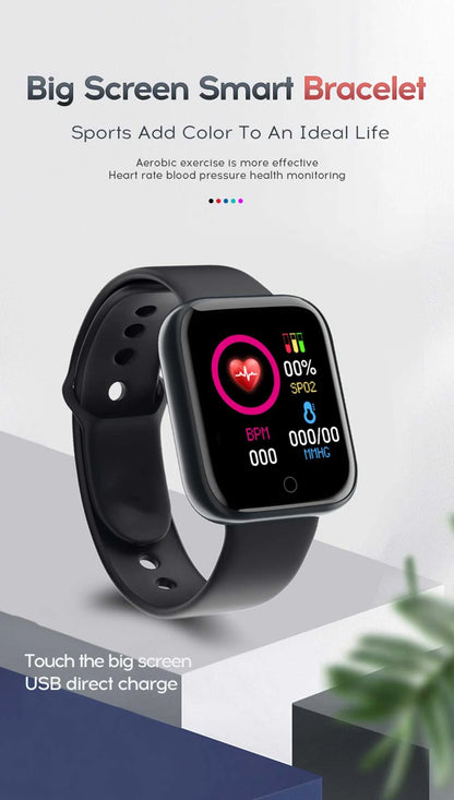 Montre-bracelet connectée pour hommes et femmes,