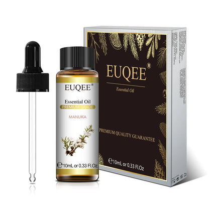 EUQEE-Huile essentielle naturelle pure, Lavande Jasmin Eucalyptus vanille parfum 10ml