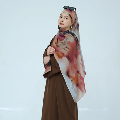 Robe modeste élégant dubaï Hijab Abaya 2025