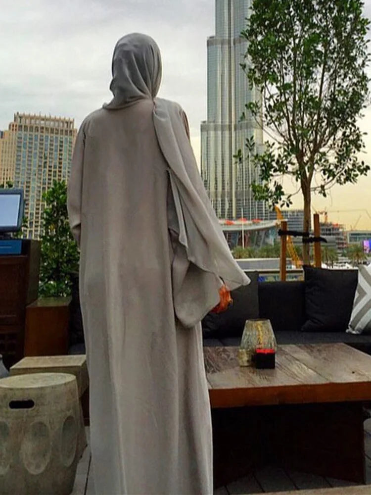 Robe longue à lacets pour femmes, vêtements turcs, Abaya ouverte