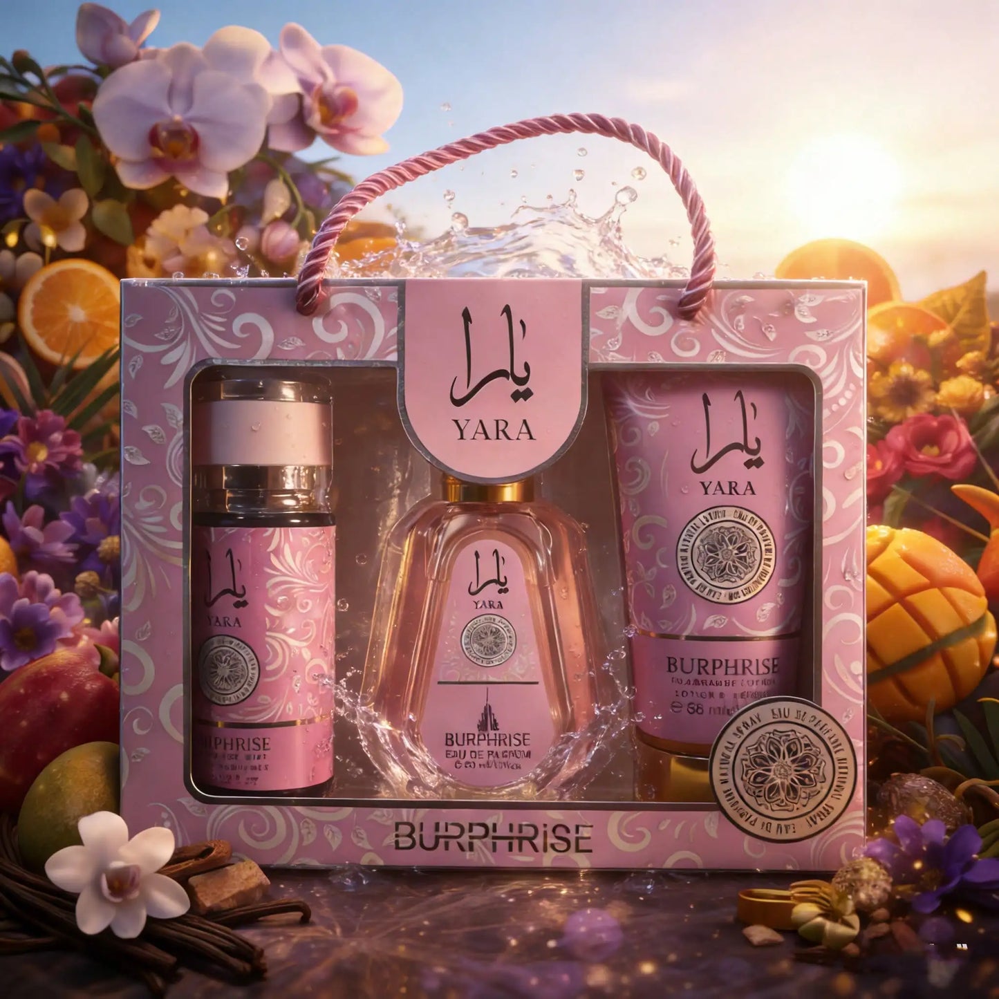 BURPHISE YARA COFFRET CADEAU PARFUM FEMME 3 PIÈCES