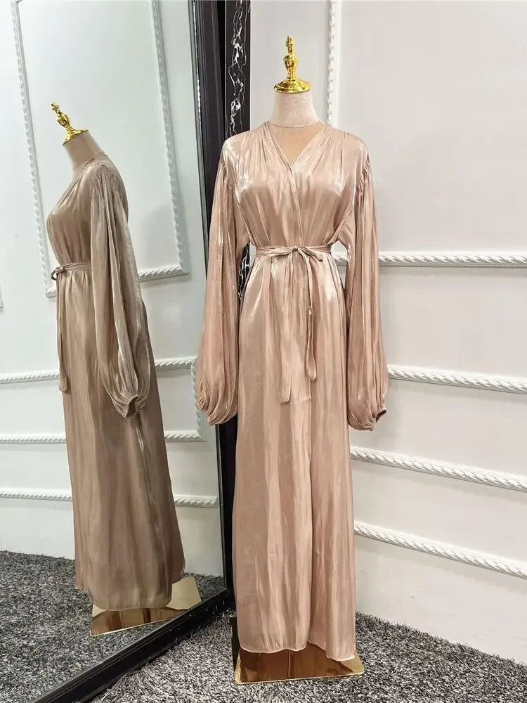 Abayas caftan pour femmes, robe longue kimono, cardigan, Dubaï, Turquie