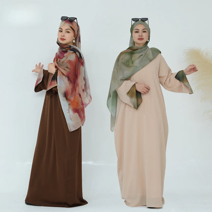 Robe modeste élégant dubaï Hijab Abaya 2025