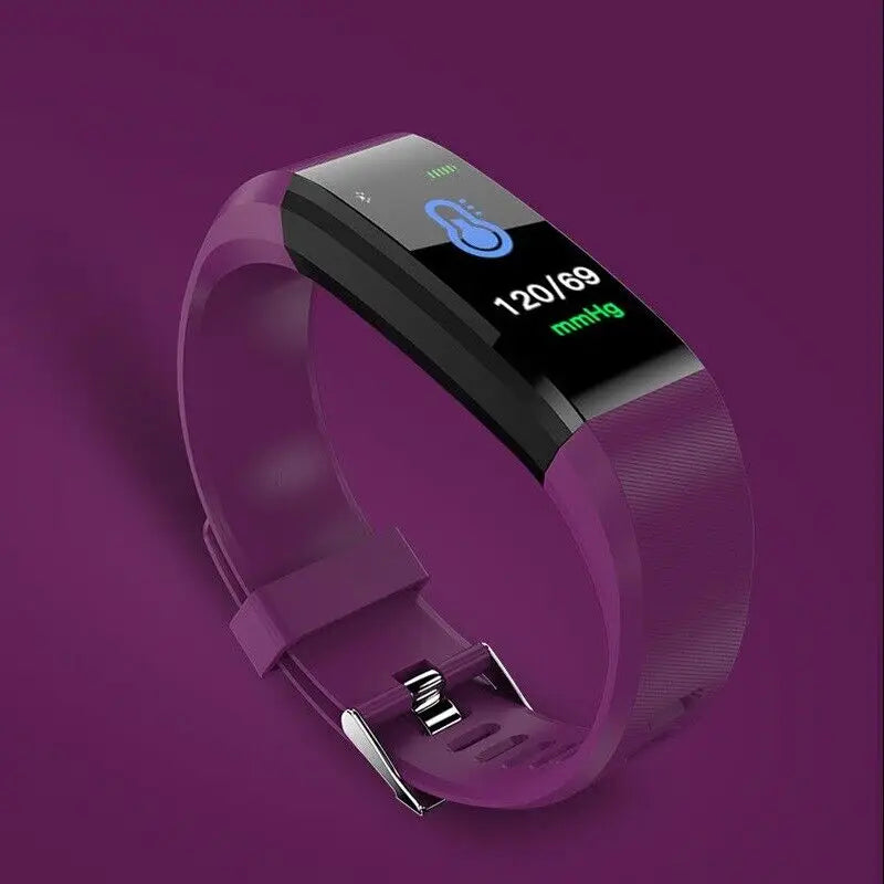 115plus Bluetooth 4.0 Bracelet de Sport Intelligent Smartwatch pour iOS Android Sport Fitness