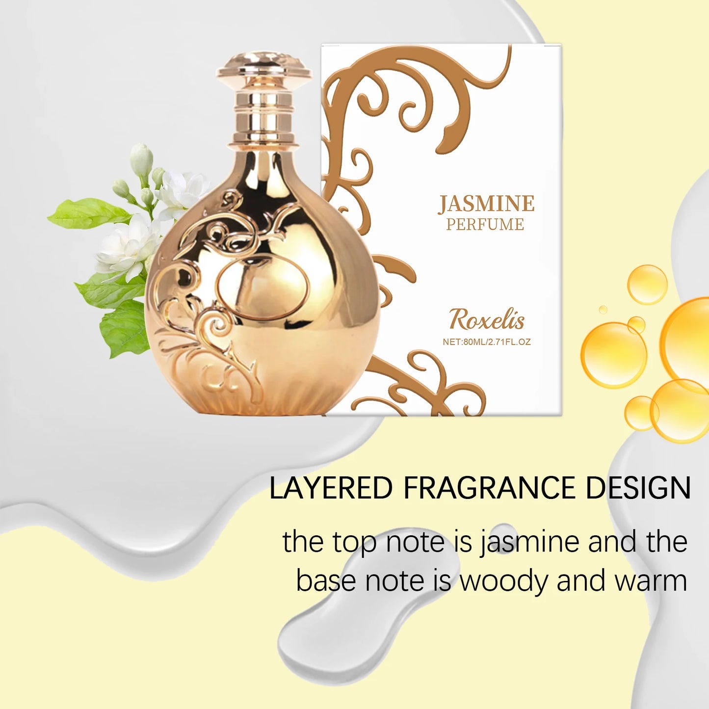 Parfum au jasmin - Eau de Parfum pour femme