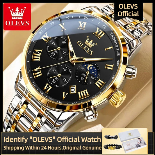 OLEVS 5529 Top marque de luxe montre pour hommes étanche lumineux