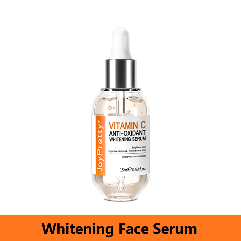 Ensemble de blanchiment du visage à la vitamine C, anti-taches éclaircissant, hydratant