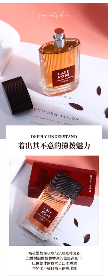 Parfum longue durée pour femmes, rose café, niche légère et luxueuse