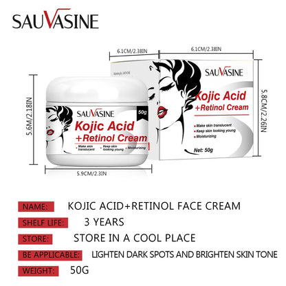 Ensemble de soins pour la peau à l'acide kojique, 5 pièces