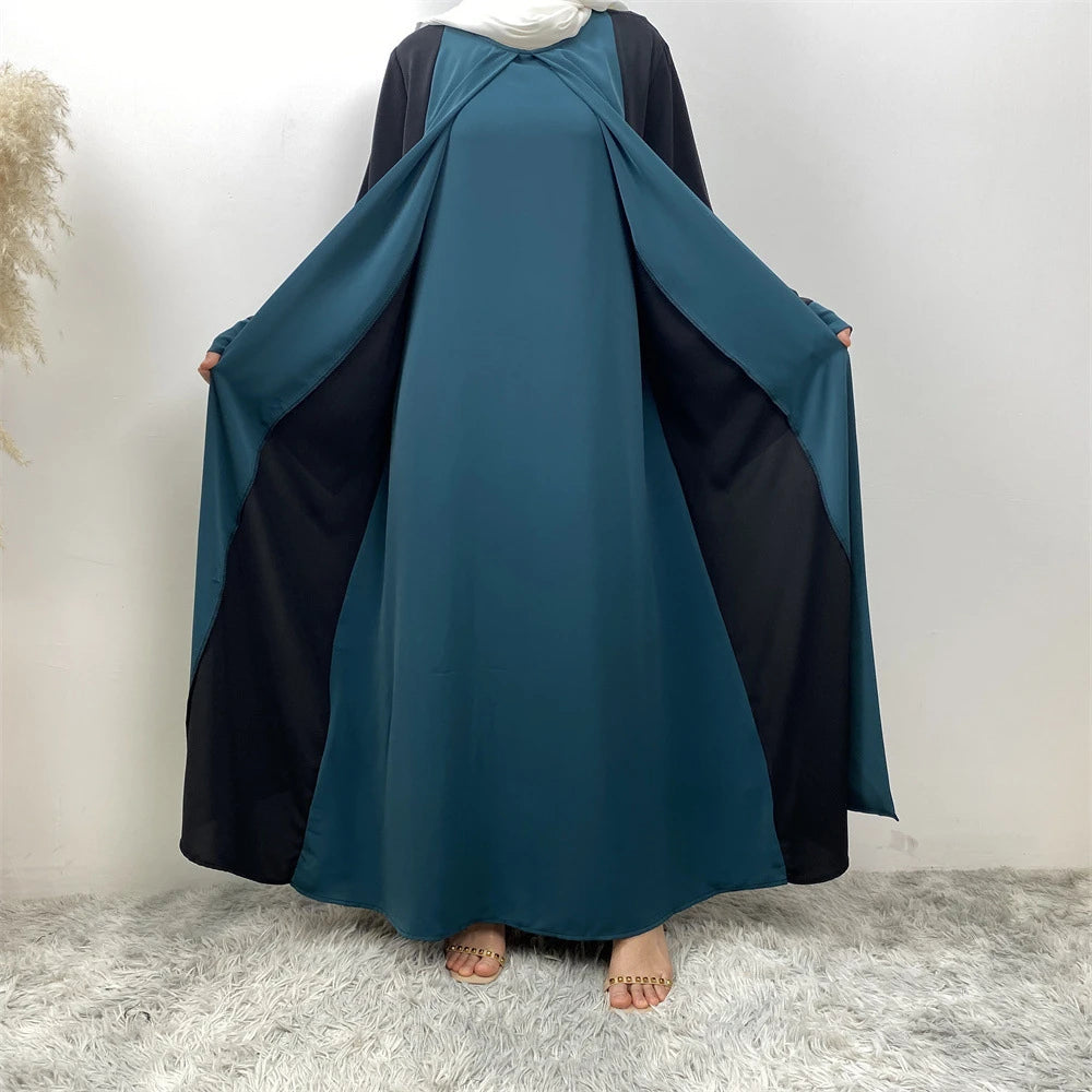 Abaya dubaï luxe épissage faux deux pièces caftan Marocain