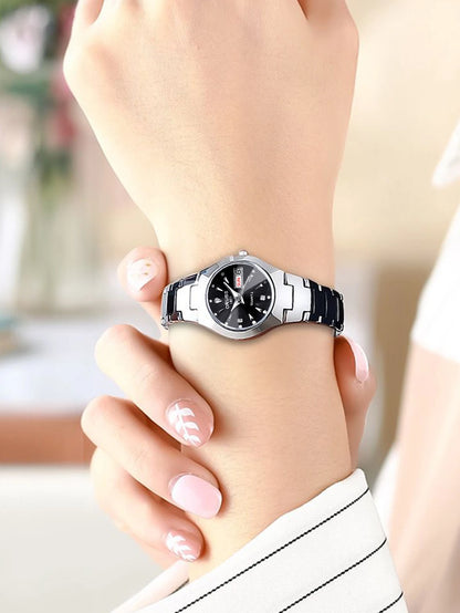 ORUSS-Montre de couple étanche pour hommes et femmes, quartz