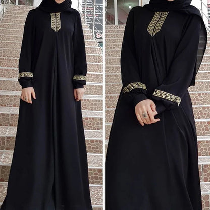 Abaya musulman Style ethnique imprimé