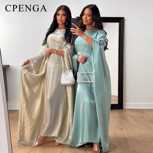 Nouvelle robe jalabiya de fête de Dubaï 2024, robe abaya