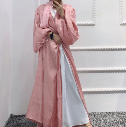 Abayas caftan pour femmes, robe longue kimono, cardigan, Dubaï, Turquie