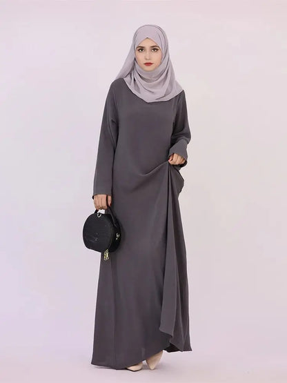 Robe de prière musulmane en lin pour femmes