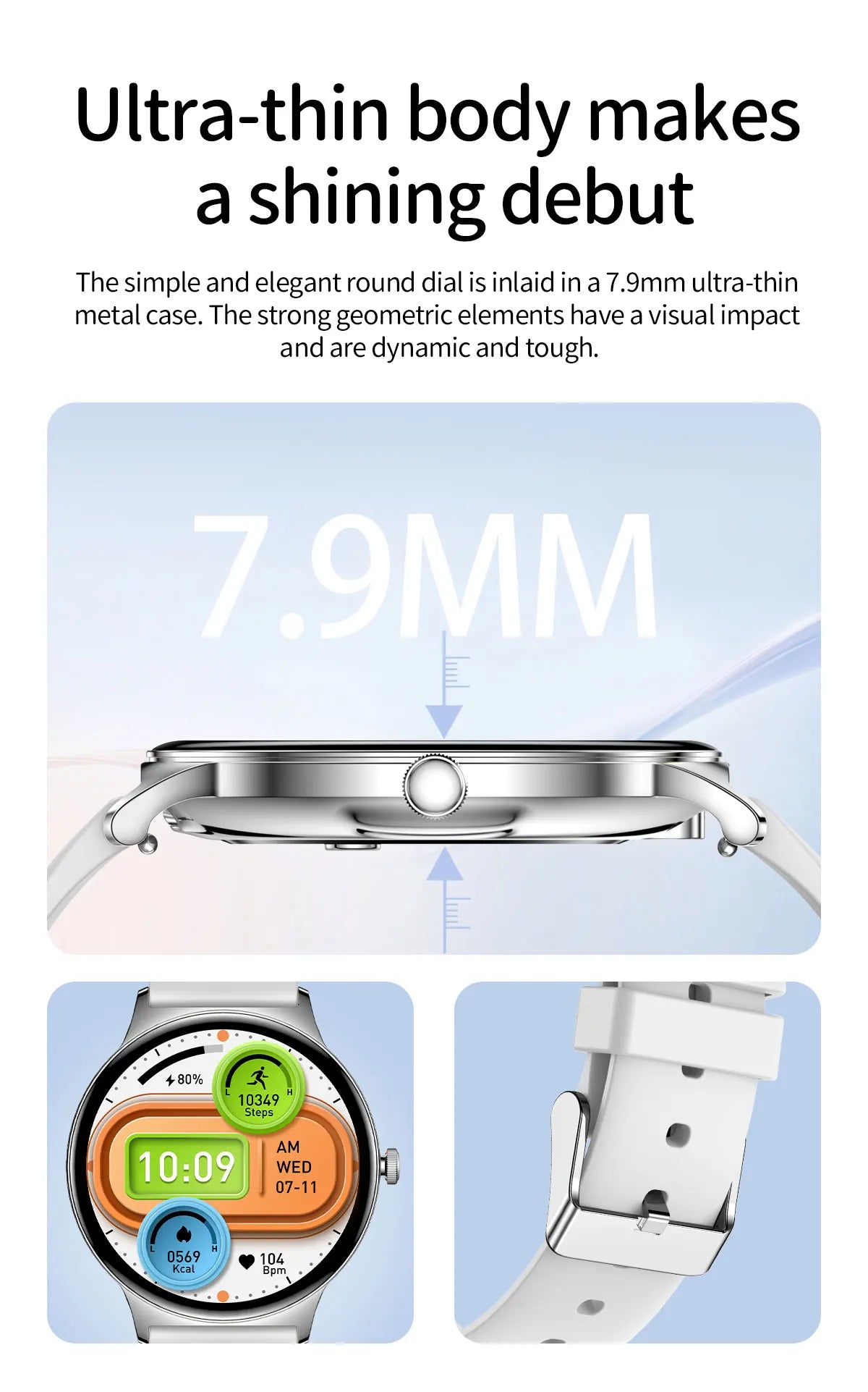 2025 nouvelle montre intelligente pour les femmes cadeau 1.43 pouces