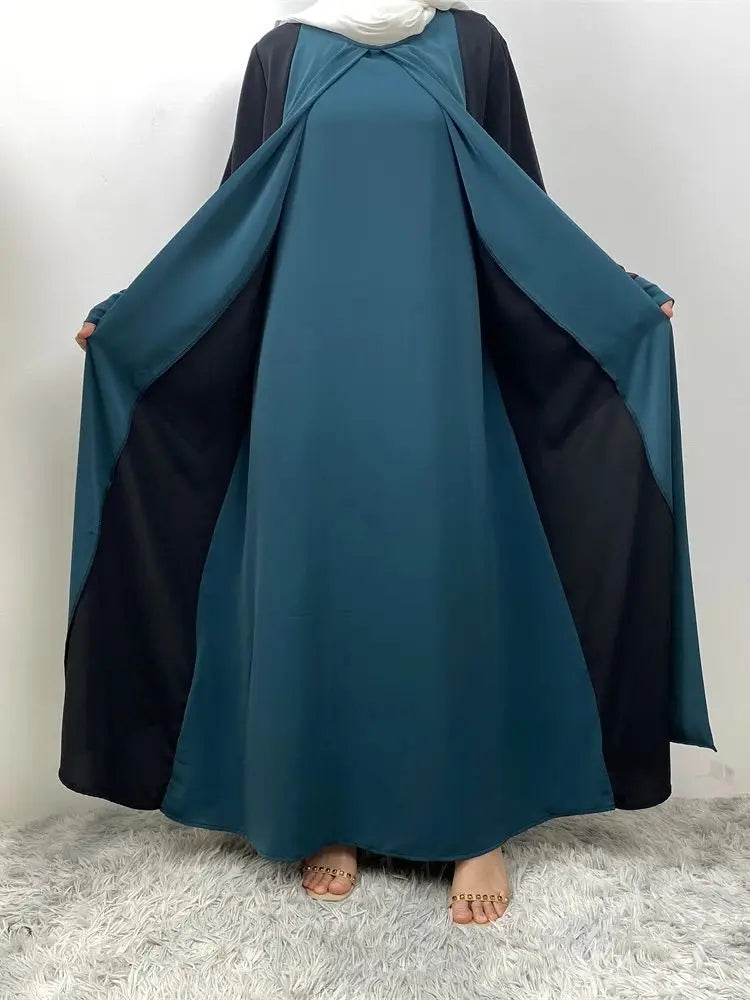 Abaya dubaï luxe épissage faux deux pièces caftan Marocain