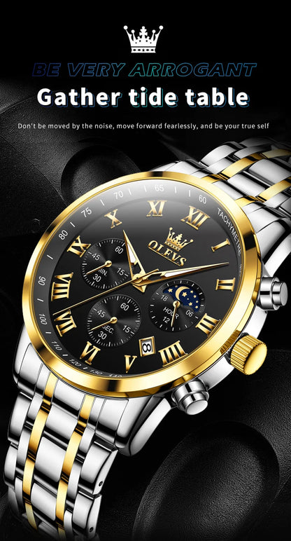 OLEVS 5529 Top marque de luxe montre pour hommes étanche lumineux