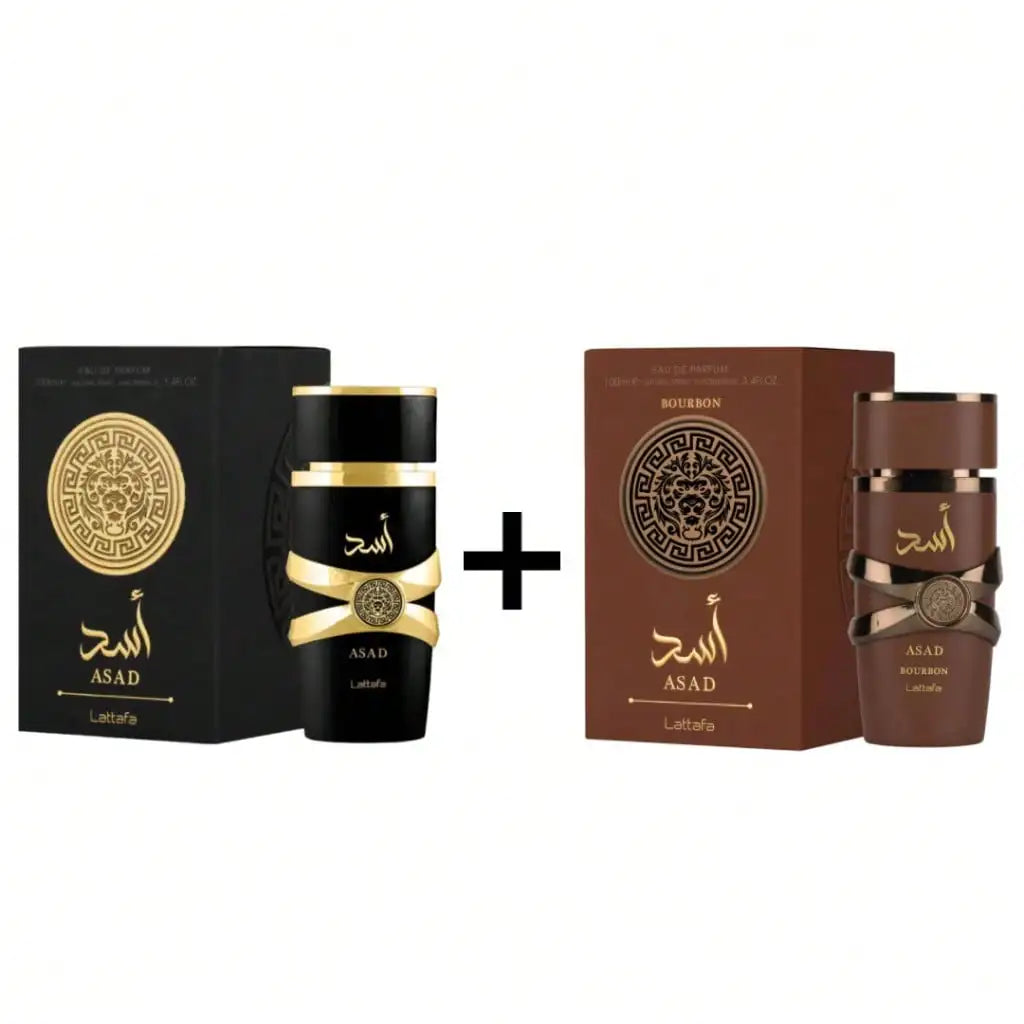 LATTAFA - ASAD COFFRET SET (ASAD 100ML // BOURBON 100ML)