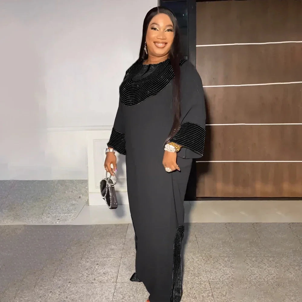 Abayas pour femmes dubaï luxe 2024 Robe de mode africaine Caftan Marocain