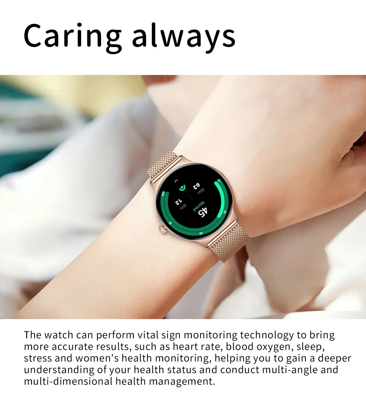 2025 nouvelle montre intelligente pour les femmes cadeau 1.43 pouces