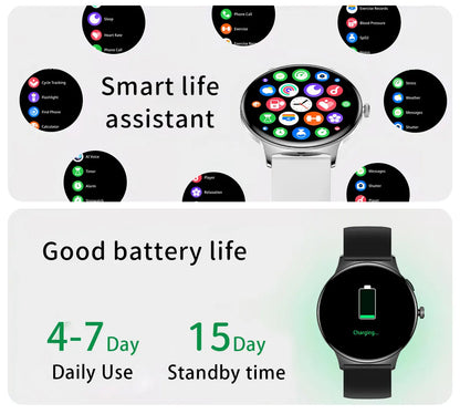 2025 nouvelle montre intelligente pour les femmes cadeau 1.43 pouces