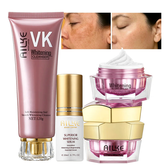 AILKE Ensemble de soins éclaircissants pour tous les types de peau, blanchissant