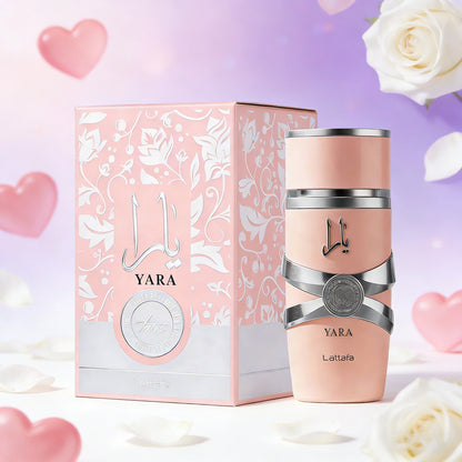 Lattafa-Yara Eau de Parfum pour femme, musc à la vanille sucrée, 100 ml