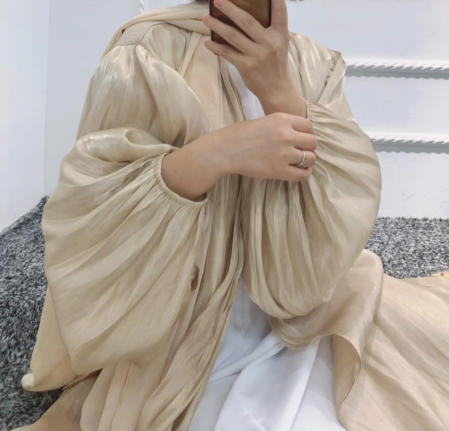 Abayas caftan pour femmes, robe longue kimono, cardigan, Dubaï, Turquie
