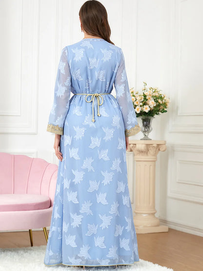 Abaya Dubai-Robe de luxe pour femmes, Caftan Marocain Maxi