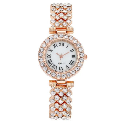 6 pièces ensemble femmes Montre horloge cadran romain marque de luxe Design