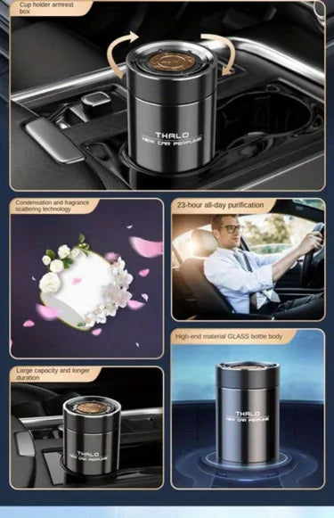 Baume solide d'aromathérapie pour voiture