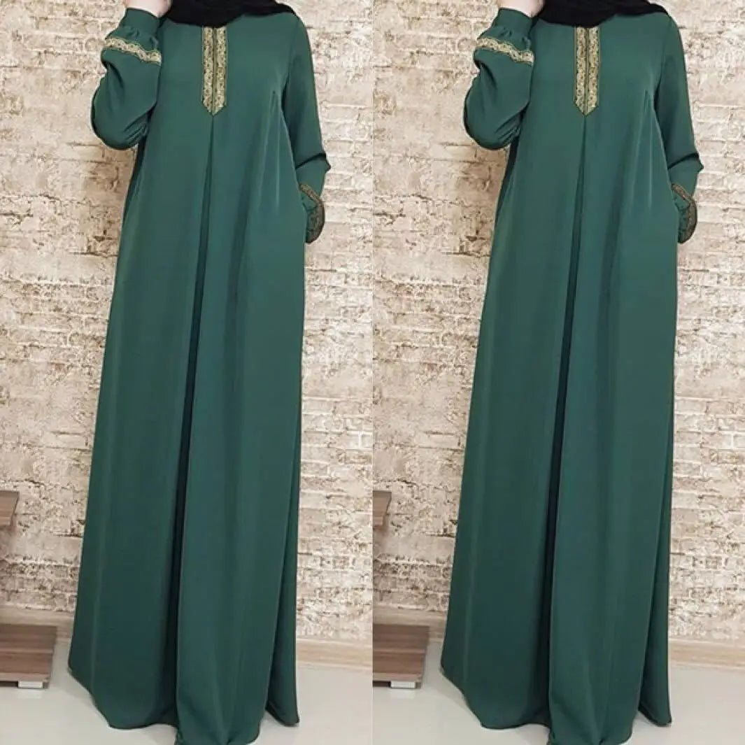 Abaya musulman Style ethnique imprimé