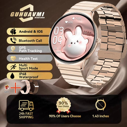2025 nouvelle montre intelligente pour les femmes cadeau 1.43 pouces